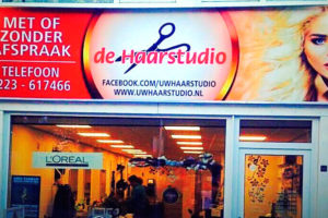 Gevelbord de Haarstudio