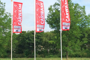 Vlaggen Carwash Verhaart