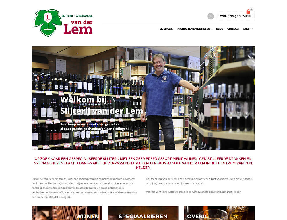 Slijterij – Wijnhandel Van der Lem